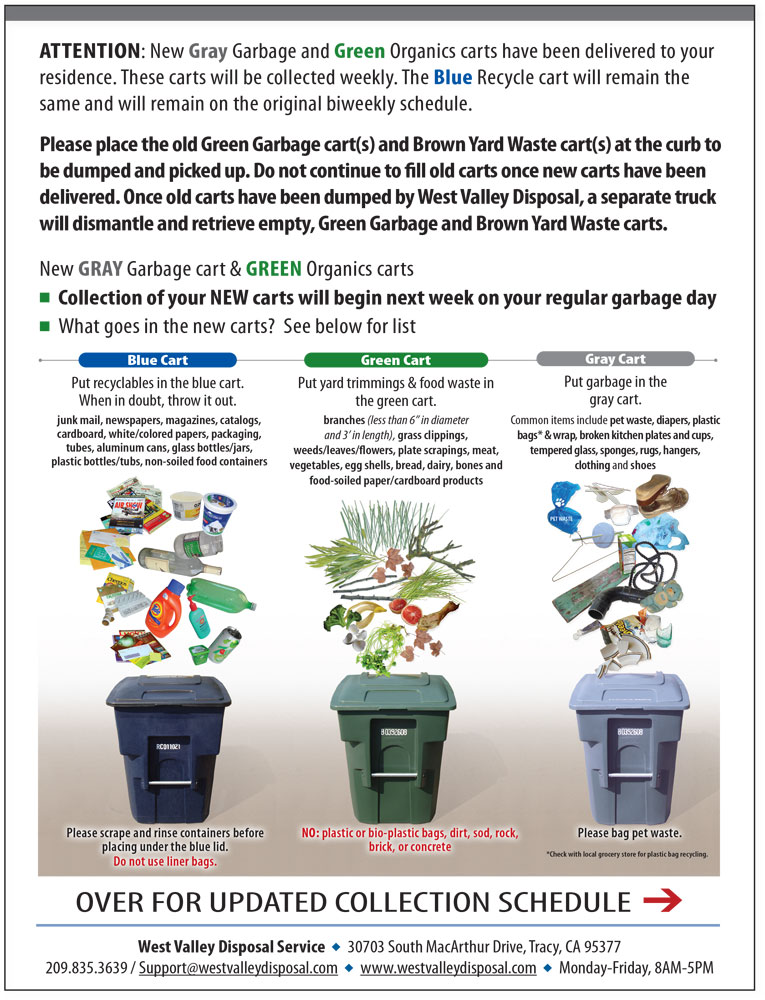 West Valley Disposal Service Newsletter